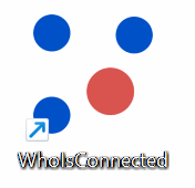 WhoIsConnected desktop shortcut