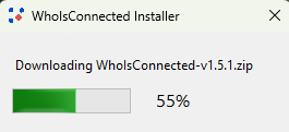 WhoIsConnected installer downloading files